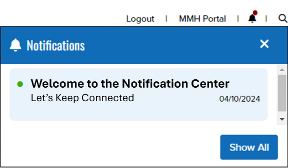 Notification Center screenshot
